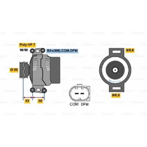 ALTERNATOR ML 400 (W163) CDI