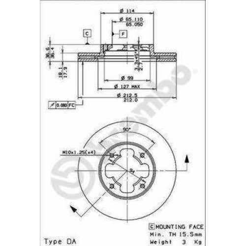 ΔΙΣΚΟΙ ΦΡΕΝΩΝ SUBARU JUSTY