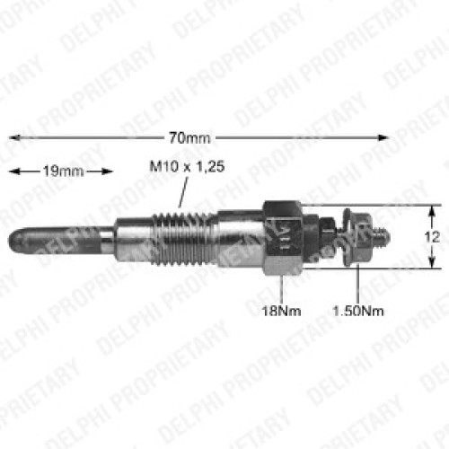 Glow plug (Quick Glow System)