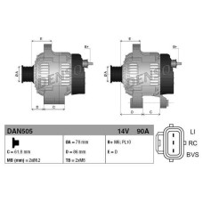 ALTERN. FORD FOCUS 1.8 DI/TDDI