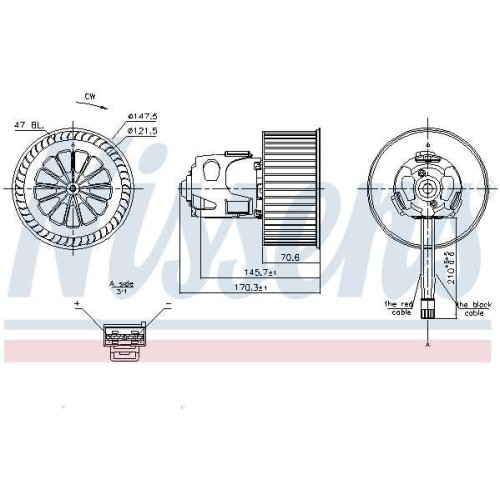 BLOWER BMW 5-SERIES F10  10-