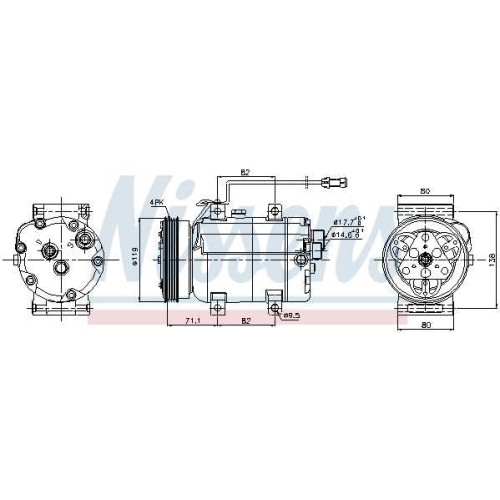 A/C COMPRESSOR AUDI A4 94-00