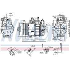 A/C COMPRESSOR MERCEDES C 220