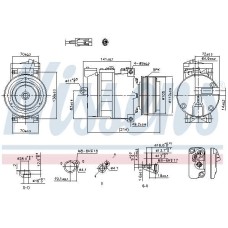 A/C COMPRESSOR OPEL ZAFIRA 98-