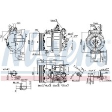 A/C COMPRESSOR  C-CLASS(W204)