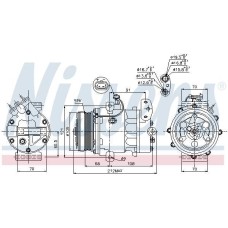 A/C COMPRESSOR OP ASTRA G 98-