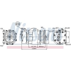 A/C COMPRESSOR VW-GOLF III 91-