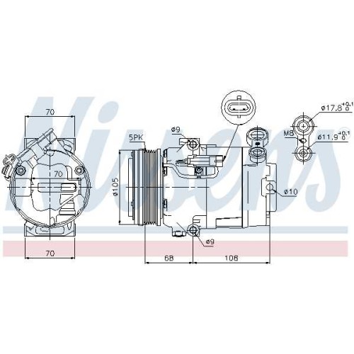 A/C COMPRESSOR ASTRA H 1.4 16V