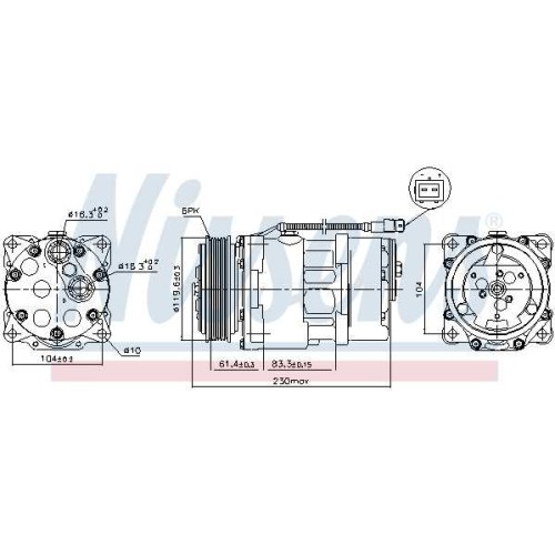 A/C COMPRES XSARA PICASSO  99-