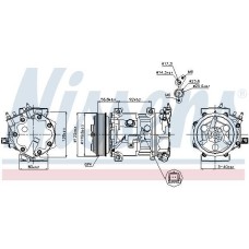 A/C COMPRESSOR CITROEN C4  04-