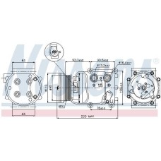 A/C COMPRESSOR FORD FOCUS 98-