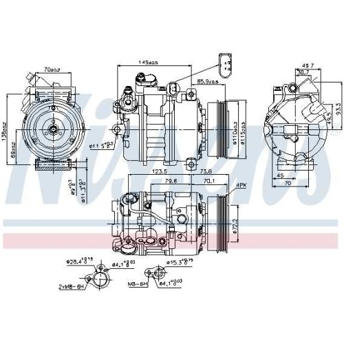 A/C COMPRESSOR AUDI A4  00-