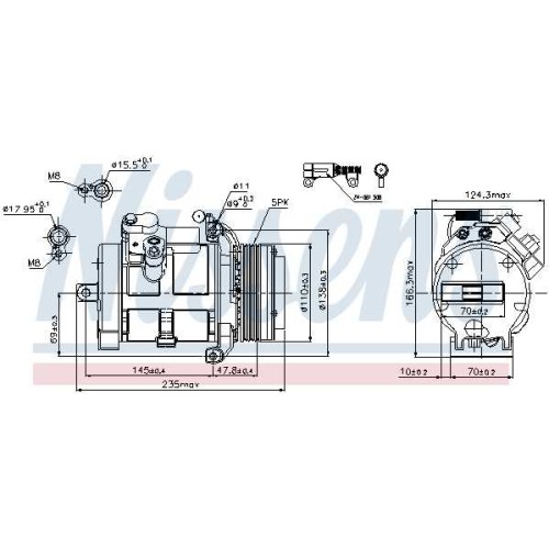 A/C COMPRESSOR BMW X5   00-