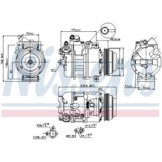 A/C COMPRESSOR BMW X3  04-