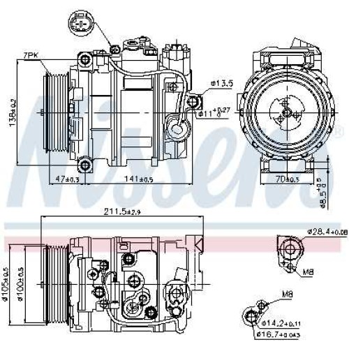 A/C COMPRESS E-CLASS(W211) 05-