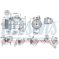 A/C COMPRESSOR BMW 3(E36)  90-