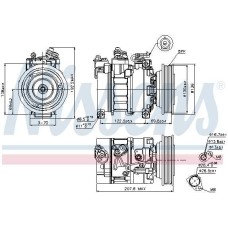 A/C COMPRESSOR FIAT MAREA  96-