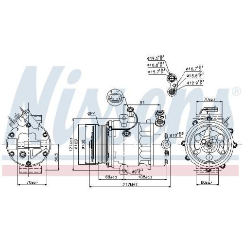 A/C COMPRESSOR ASTRA G  98-