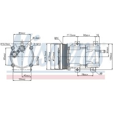 A/C COMPRESSOR FORD MONDEO 93-