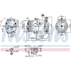 A/C COMPRESSOR OP ASTRA H  04-