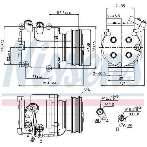 A/C COMPRESSOR HONDA CIVIC 01-