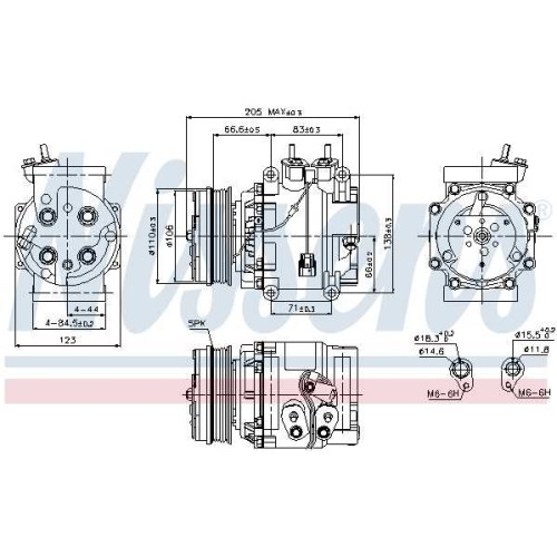 A/C COMPRESSOR HONDA JAZZ  02-