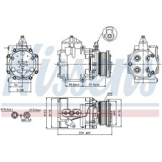 A/C COMPRESSOR MONDEO  96-