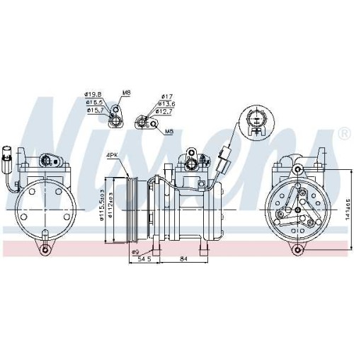 A/C COMPRESSOR KIA PICANTO 05-