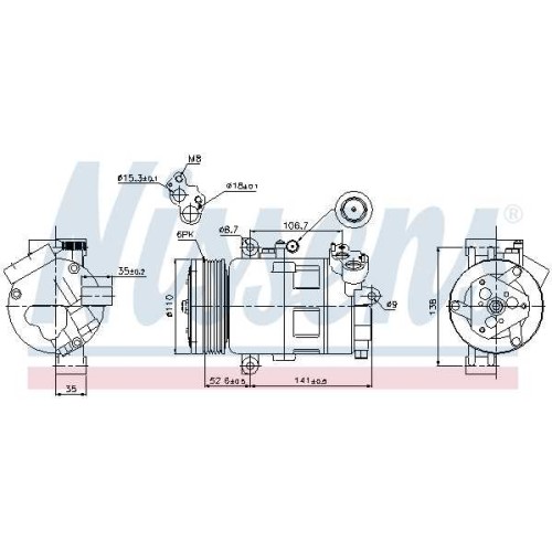 A/C COMP BMW 3-SERIES E46  98-