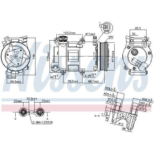 A/C COMPRESSOR FORD FOCUS  04-