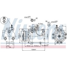 A/C COMPRESS SUZUKI SWIFT 05-