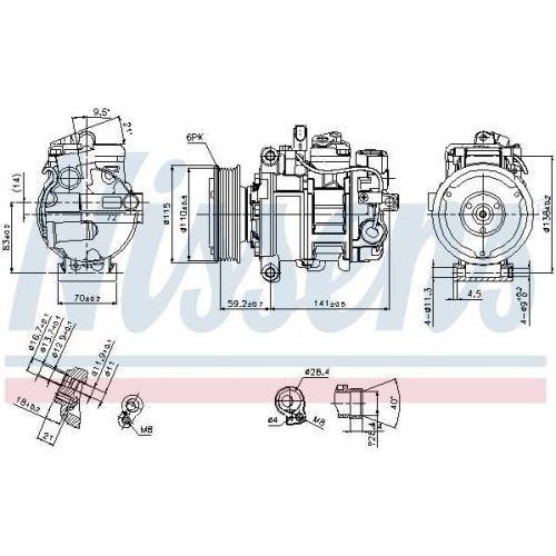 A/C COMPRESSOR AUDI A4  00-