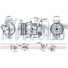 A/C COMPRESSOR AVENSIS  08-