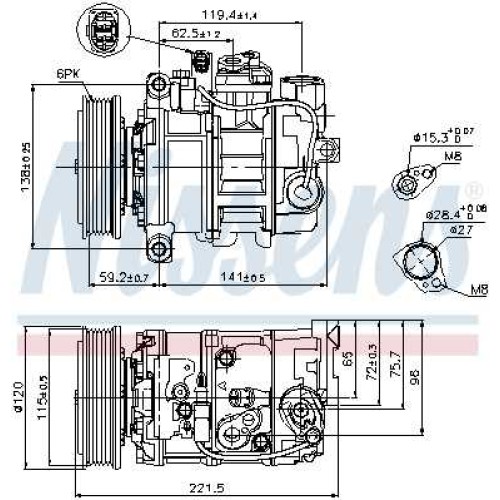 A/C COMP AUDI A4   00-