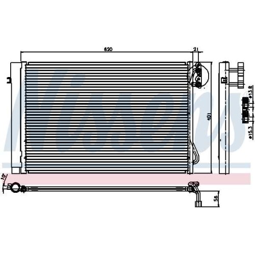 CONDENSER BMW SERIES 1/3