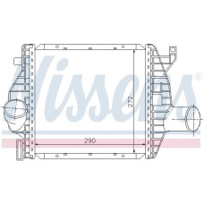 INTERCOOLER MERC. VITO 96-