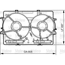 COOLING FAN SUPPORT AUDI A4