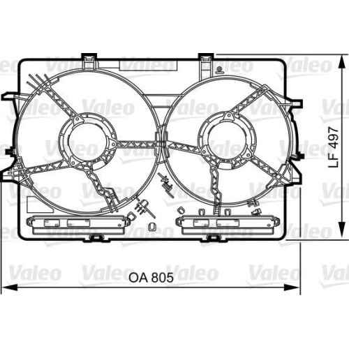 COOLING FAN SUPPORT AUDI A4